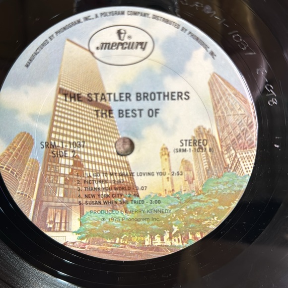 THE STATLER BROTHERS THE BEST OF THE STATLER BROS. VINYL LP MERCURY 1975 - Picture 5 of 5